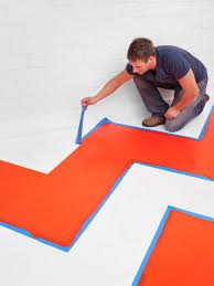 Painted concrete floor designs paint on concrete floors can look like rugs, carpets, floorboards and even granite using stencils, borders or freehand designs. Paint Hardwood Floors With A Pattern Hgtv