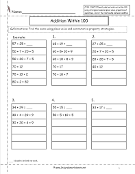 Ccss 2 Nbt 5 Worksheets Two Digit Addition And Subtraction