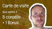 Carte de visite publi?e pole emploi. Creer Sa Premiere Carte De Visite Sur Le Profil De Competences Pole Emploi Youtube