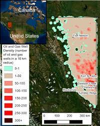 Bc Oil And Gas Map A Portrait Of Wellbore Leakage In Northeastern British Columbia, Canada |  Pnas