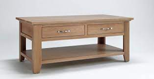 Bowery hill solid wood end table with storage drawer and shelf in cherry brown oak. Sherwood Oak Coffee Table With Drawer The Sherwood Oak Range Is Made Of A High Quality Grade Of Coffee Table Coffee Table With Drawers Solid Oak Coffee Table