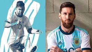 A ritmo de tango, y con una espectacular puesta en escena, argentina ha presentado la camiseta con la que espera jugar el mundial de 2010. Messi Presento Nueva Camiseta De La Seleccion Argentina Para La Copa America Internacional El Bocon