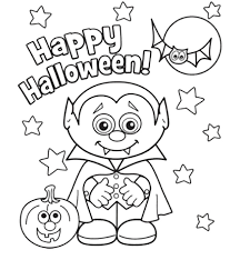 Click any coloring page to see a larger version and download it. Happy Halloween Vampire Coloring Page Free Printable Coloring Pages For Kids