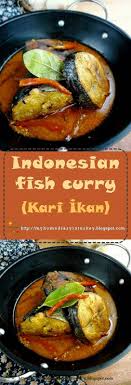 Indonesian curry with fish (kari ikan) with creamy coconut, tangy lemongrass and tender white fish. Kari Ikan Indonesian Style Fish Curry Generally We Serve This Curry With Steamed Rice Together With Som Fish Curry Seafood Dish Recipes Indian Food Recipes