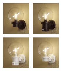 Use shift and the arrow up and down keys to change the volume. Exterior Globe Wall Lights In Black Or White With Pir And Dusk Til Dawn Sensors
