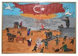 18 Mart Canakkale Savasi Resim Yarismasi Birinci Olan Resimler Guzel Sozler Art Painting