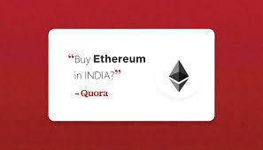 As one of the three largest cryptocurrencies in the world, investors can trade ethereum easily on fiat exchanges. Buy Ethereum In India Quora Buyucoin Blog