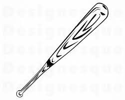 Download Baseball Bat 3 Svg Baseball Svg Baseball Bat Clipart Etsy