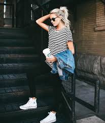 How To Wear High Top Converse With Skinny Jeans Stay Beautiful Http Fancytemplestore Com Fashion Cute Outfits Clothes