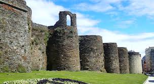 Lugo's cathedral, the catedral de santa maria, was originally built in the 12th century in a romanesque and gothic style; The Roman Walls Of Lugo Motorhome Europe
