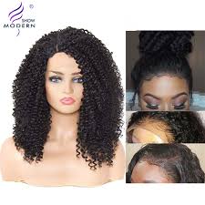 Attraction & social connotations of hair in africa african hair also has clear social and attraction connotations. Modern Show Hair Brazilian Afro Kinky Curly Wig Pre Plucked Lace Front Human Hair Wigs For Black Women Remy Hair Wig 150 Density Human Hair Lace Wigs Aliexpress