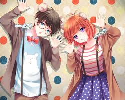 Animal Ears Aqua Eyes Bow Brown Hair Glasses Hiyori Male Orange Eyes Original Purple Eyes Rui Sasucchi95 Skirt Tie Konachan Com Konachan Com Anime Wallpapers Copyrights and trademarks for the anime, and other promotional materials are the property of their respective owners. animal ears aqua eyes bow brown hair