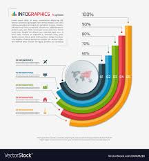 Growing Bar Chart Template With 5 Options