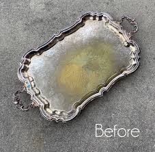 Silver Tray Makeover