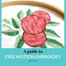 This machine will not only provide you with an embroidery facility but also will give you a computerized sewing feature. Free Motion Sewing Machine Embroidery All You Need To Get Started Sew Guide