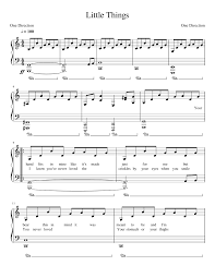 Type out all lyrics, even if it's a chorus that's repeated throughout the song. Little Things Music Sheet 1 Best Of Legal Digital Music Sheet