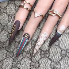 70 Trendy Designs Acrylic Nails To Try Once Gucci Nails Fake Nails 3d Nail Designs Nail foils nail art acrylic gel nails nail foil accessories 10*4cm x10 foils nailsfy.