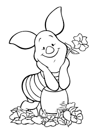 As poohs closest friend, shy and anxious piglet is supportive, helpful and even heroic on occasion. Winnie Pooh Piglet Coloring Page Ausmalbilder Disney Farben Malbuch Vorlagen