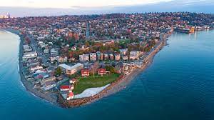 A Guide To Seattle S Alki Beach Lonely Planet Alki Beach Seattle Seattle Travel Seattle Beach