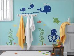 These small bathroom ideas go beyond making the most of the available space and prove that bold design elements can be right at home in even the. Under The Sea Decals Bathroom Kids Kids Bathroom Colors Kid Friendly Bathroom