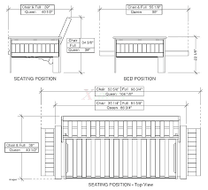 futon measurements edubay