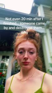 Im at a loss. In over 7 years of doing chalk art ive never had this happen.  Doing chalk art brings me so much joy and i havent done it in a long time.  Why would anyone do this??? #sad #destroyedart ...