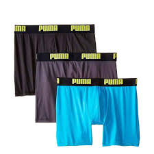 Details About Pumfw1511564 430 Mens Puma 3 Pack Vol Boxer Brief Bright Blue Tech Boxerbrief