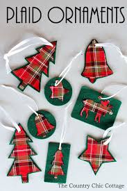 Every day is christmas accent balls 57mm/2.24 set of 12 red and green plaid traditional christmas tree ornament pack shatterproof. Make Your Own Plaid Ornaments Diy Christmas Ornaments Rustic Christmas Ornaments To Make Diy Christmas Ornaments
