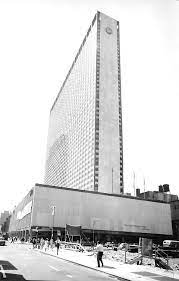 Hilton A Midtown Hotel Built For The Future Turns 50 International Style Architecture Hilton Hotels Hotel Building