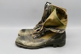 Original Us Vietnam War Era Jungle Combat Boots Used Army Shoes 20 50 Picclick Combat Boots Army Shoes Military Boots