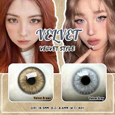 Coleyes Velvet Grey Yearly Prescription Colored Contacts