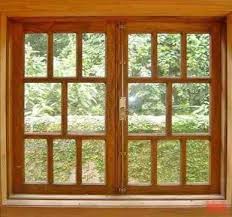 Wooden window frame grill design. Best Modern Wooden Window Design Ideas With Glass For Indian Homes 2020