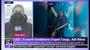 Sau sunt tinuti / tinute sclavi : Liderul Trupei Cargo Adi BÄƒrar A Murit DupÄƒ Ce A Fost Infectat Cu Covid 19 Digi24 Youtube