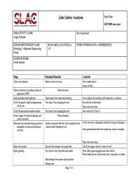Welding Jsa Example Fill Online Printable Fillable Blank Pdffiller