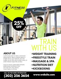 Fitness Flyer Template Or Social Media Post Fitness Flyer Workout Posters Social Media Fitness