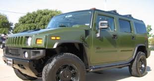 Custom 2007 Army Green Hummer Hummer Hummer H2 Army Green