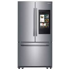 Provides a faster ui and intuitive interaction. Samsung 25 1 Cu Ft 3 Door French Door Refrigerator With Family Hub Costco