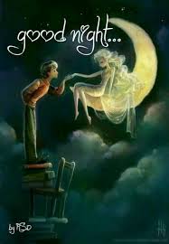 Good Night My Dear Thx For Everything Sleep Well Dream Sweet Have Faith Good Night Beautiful Illustration Moon Art