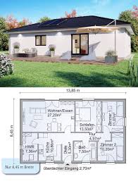 Wir haben einige vorteile zusammengefasst: Bungalow Haus Mit Walmdach Architektur Grundriss Schmal 4 Zimmer Ca 100 Qm Fertighaus Schlusselfert Haus Bungalow Grundriss Bungalow Fertighaus Bungalow