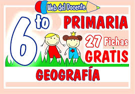 Pdf drive es su motor de búsqueda de archivos pdf. Geografia Sexto Grado De Primaria 27 Fichas Gratis