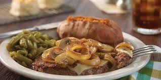Check spelling or type a new query. Cracker Barrel On Twitter Mushrooms Onions Swiss Cheese 100 Ground Beef Our Mushroom Onion N Swiss Chopped Steak
