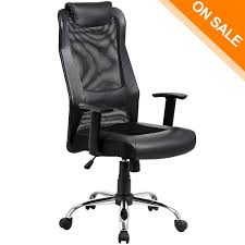 Kadirya High Back Mesh Office Chair Ergonomic Computer Desk Task Executive Chair With Padded Leather Headr Mesh Office Chair Best Computer Chairs Office Chair