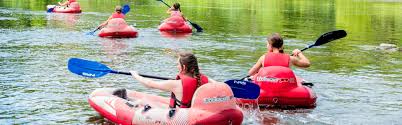 Nach einer phase der talsohlenbildung kann sich der rezente fluss erneut eintiefen und dabei teile des alten talbodens zerstören. Turbo Tubing Grand River Rafting Company