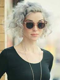 Image Result For Edgy Curly Gray Hair Edgy Hair Short Hair Styles 2014 Grey Curly Hair
