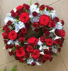 We did not find results for: Red Rose And Blue Delphinium Wreath Buy Online Or Call 01375 374155