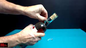 If a opener is there for a bottle so why to take risk since it will be more safer and secure as reducing the chance of injury. Genius Hack Shows How You Can Open A Bottle Of Wine With A Lighter If You Don T Have A Corkscrew