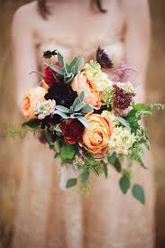 Fall has a lot to offer in the flower and greenery department so you can create a range of different looks, from simple to elaborate. We Love These Gorgeous Autumn Wedding Bouquets Fancy Florals By Nancy