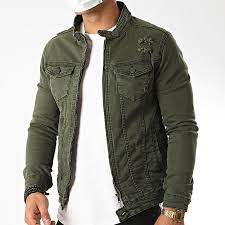 Maybe you would like to learn more about one of these? Zayne Paris Veste Jean Slim Vs9 Vert Kaki Laboutiqueofficielle Com