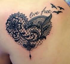 Download Free Lace Heart Tattoos For Women Cool Tattoo Designs On Pinterest Lace To Use And Take To Your Lace Tattoo Lace Tattoo Design Lace Sleeve Tattoos