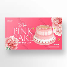 Have a piece of cake: Creative Cake Pink Valentine Food Promotion Template Backgrounds Psd Free Download Pikbest